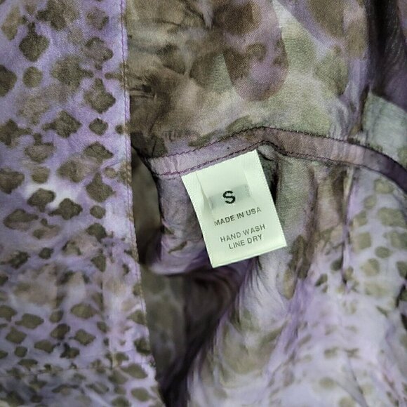 Match Marika Charles Small Tank Top silk High low hem boho Dark Fairy Whimsigoth - Picture 3 of 4